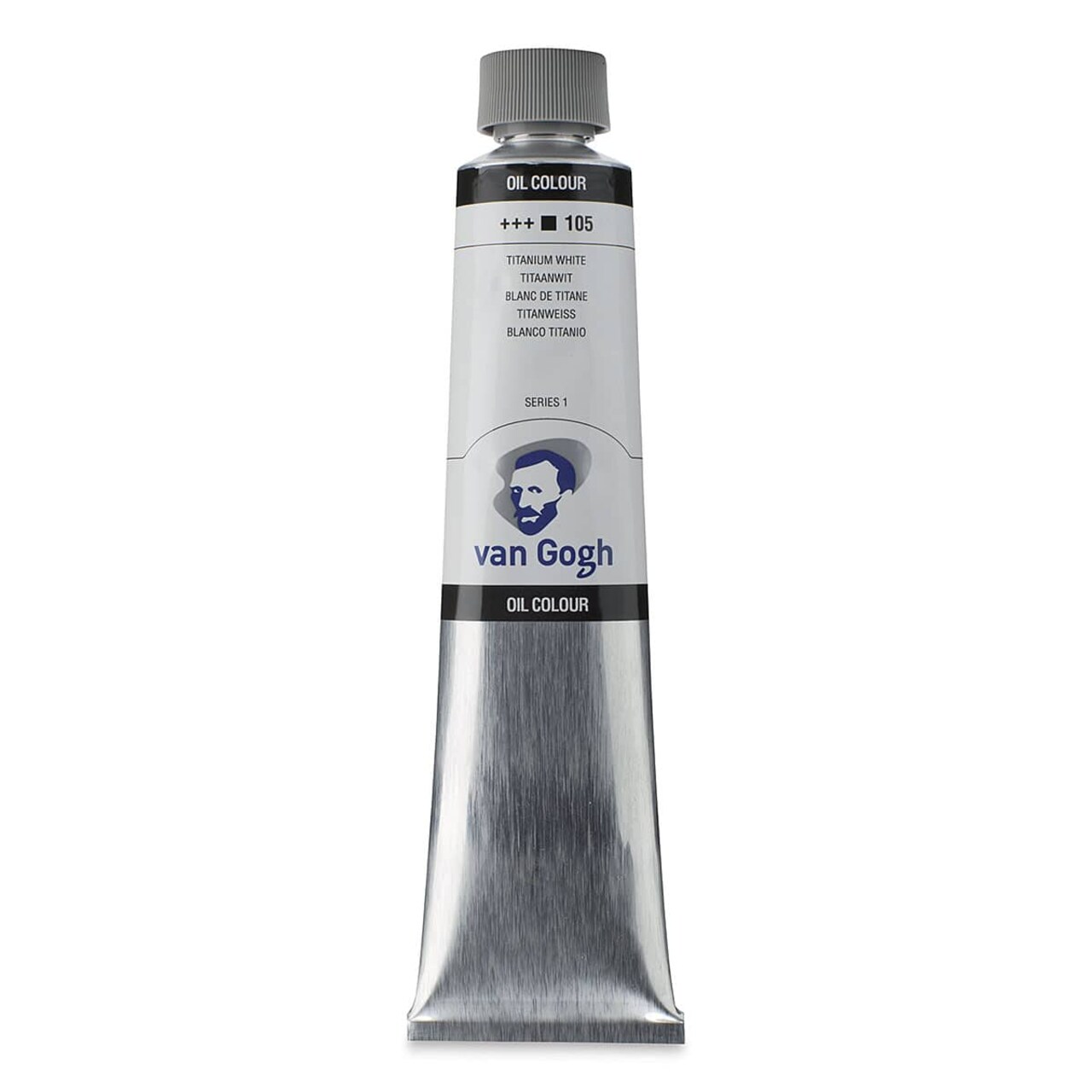 Van Gogh Oil Paint - Titanium White Safflower oil-based, 200 ml tube